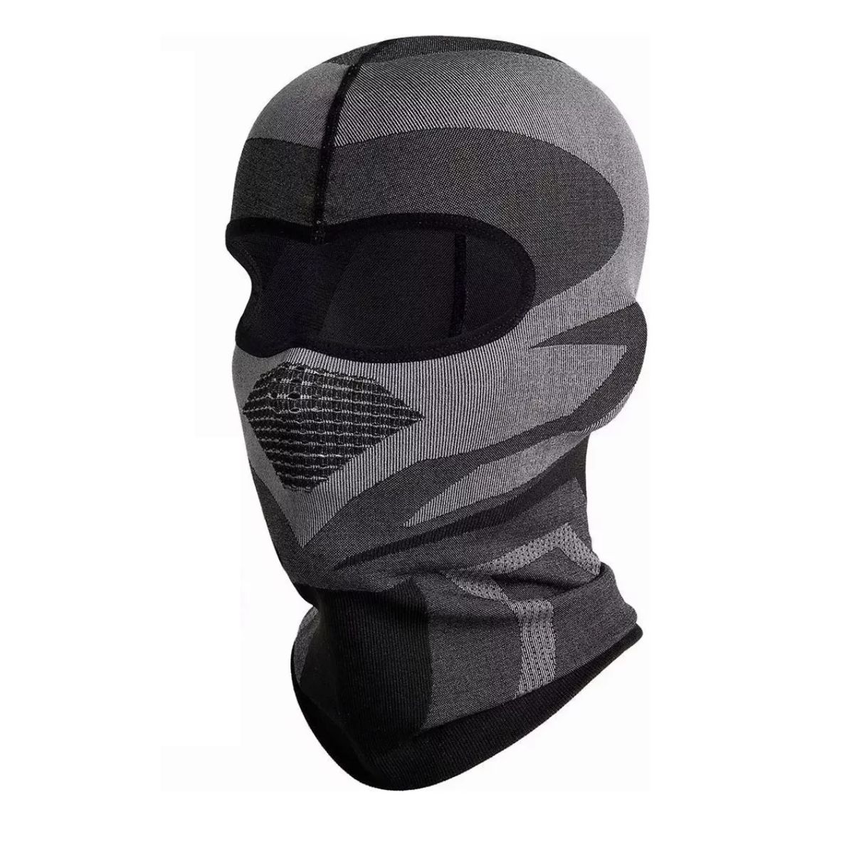 Máscara Moto Ciclismo Táctica Pasamontañas Militar negro/gris