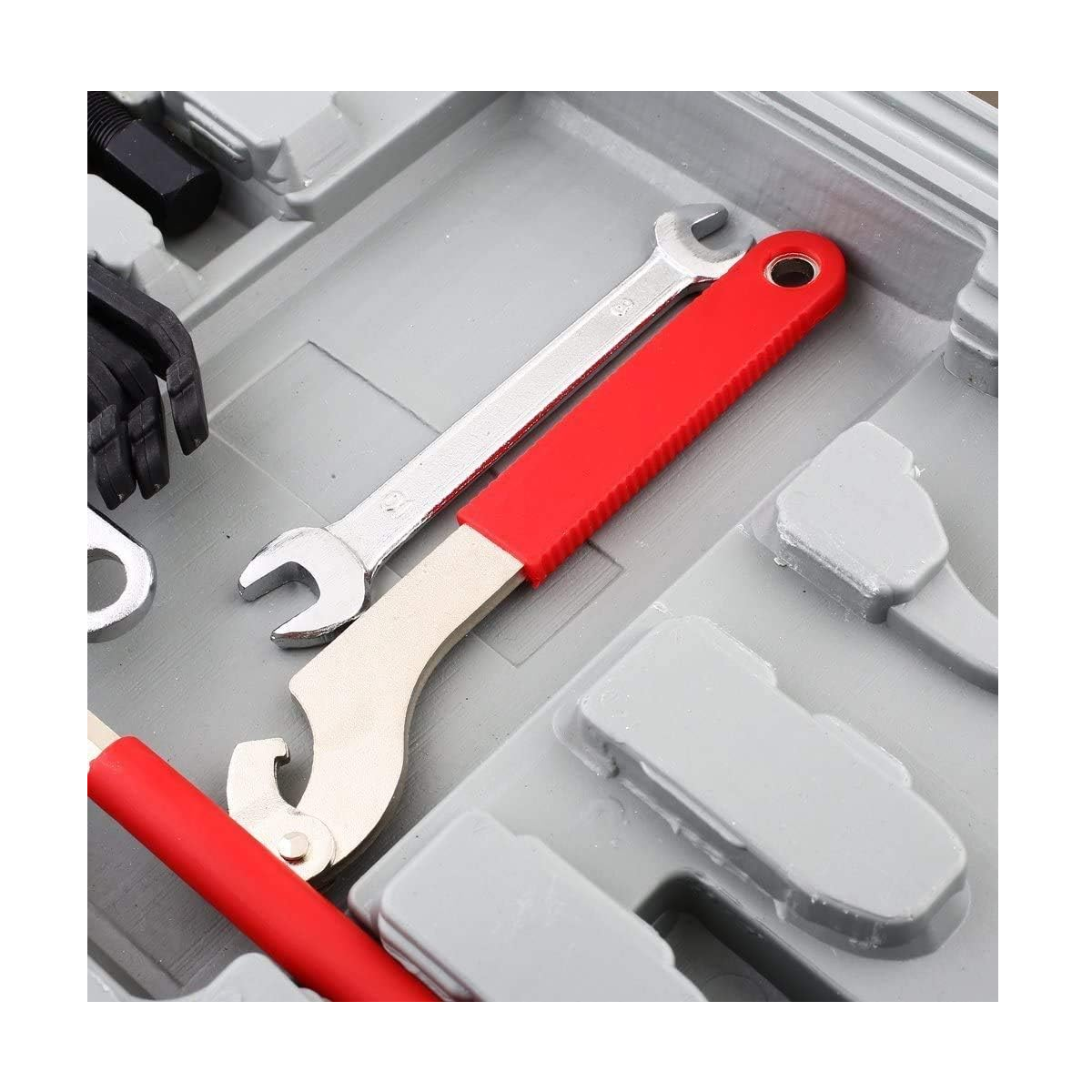 Kit De Herramientas De Reparación De Bicicleta, 44 Piezas