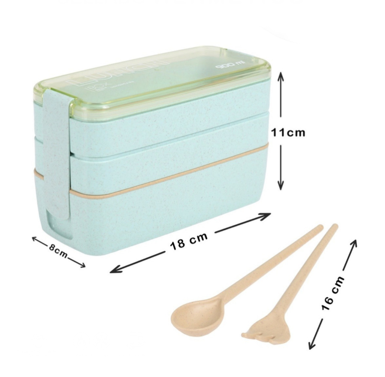 Topper De Plástico Para Lunch Box Cubiertos Portaviandas 6pz