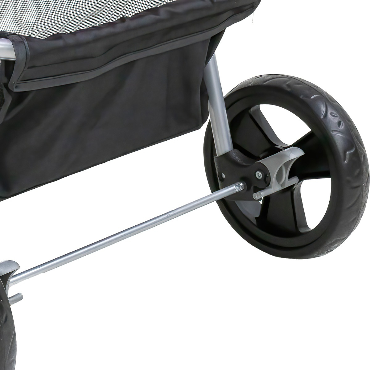 Carriola Plegable Mascotas Perros Gatos Pet Negro