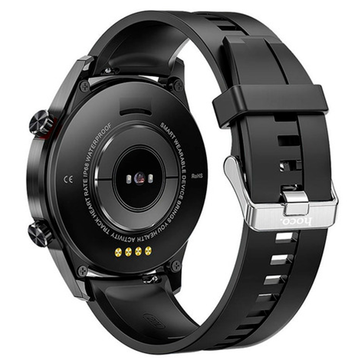 SmartWatch con Pantalla AMOLED High Definition:  Bateria de alta duracion, Monitorea tu salud y conectividad móvil en tiempo real para caballeros.