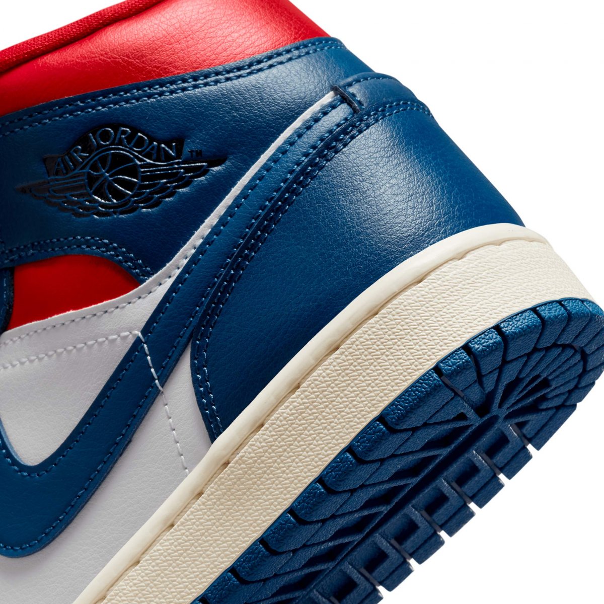 Tenis Air Jordan 1 Mid French Blue Gym Red BQ6472-146