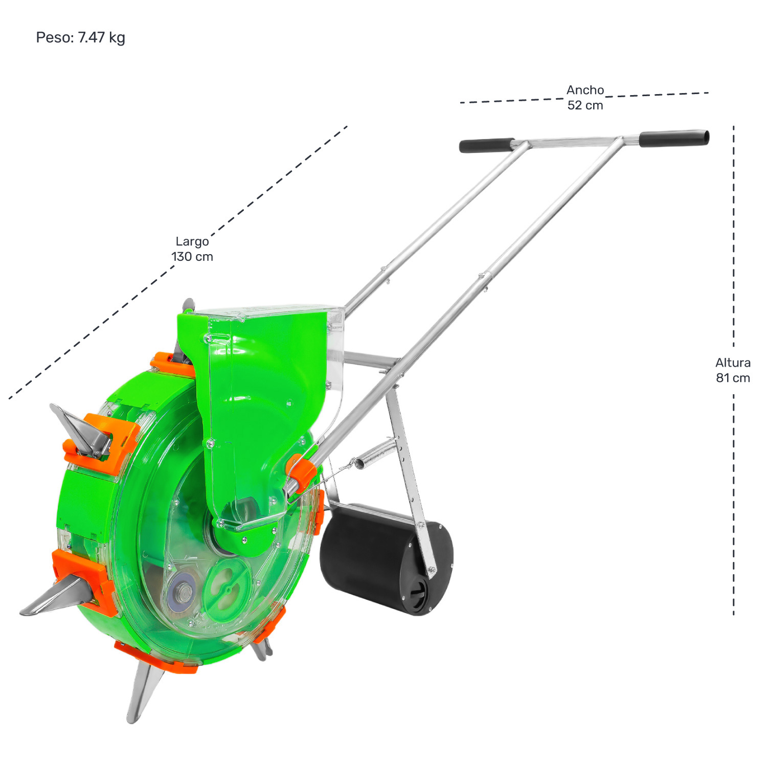 Sembradora Manual 7 Picos Fácil Rápida Maíz