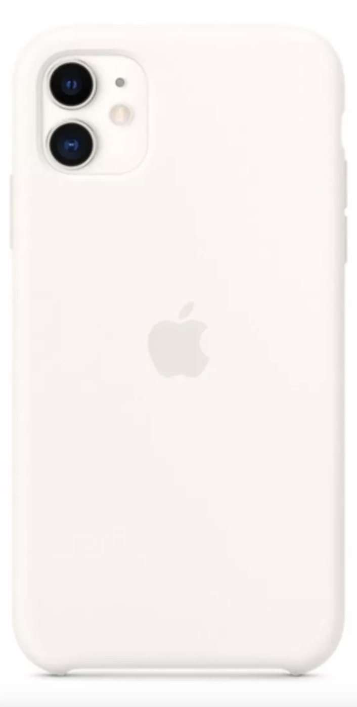 Funda De Silicona Para Teléfono Compatible Para iPhone 11 Pro Blanca 