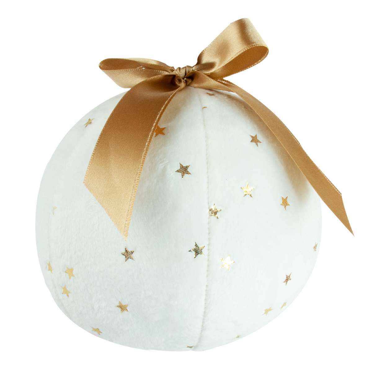 Decoración Navidad Esfera de Tela de Felpa con Estrellas Tv Ofertas Fredo Adorno Navideño Esfera Gigante Circunferencia 87 cm