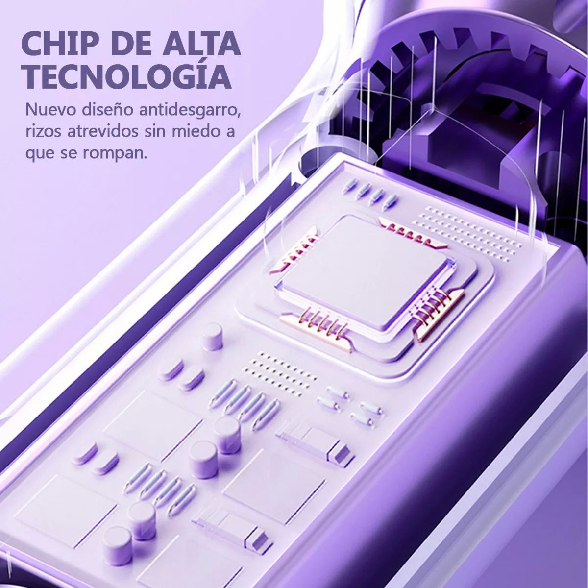 Rizadora Para Cabello Profesional con Turmalina