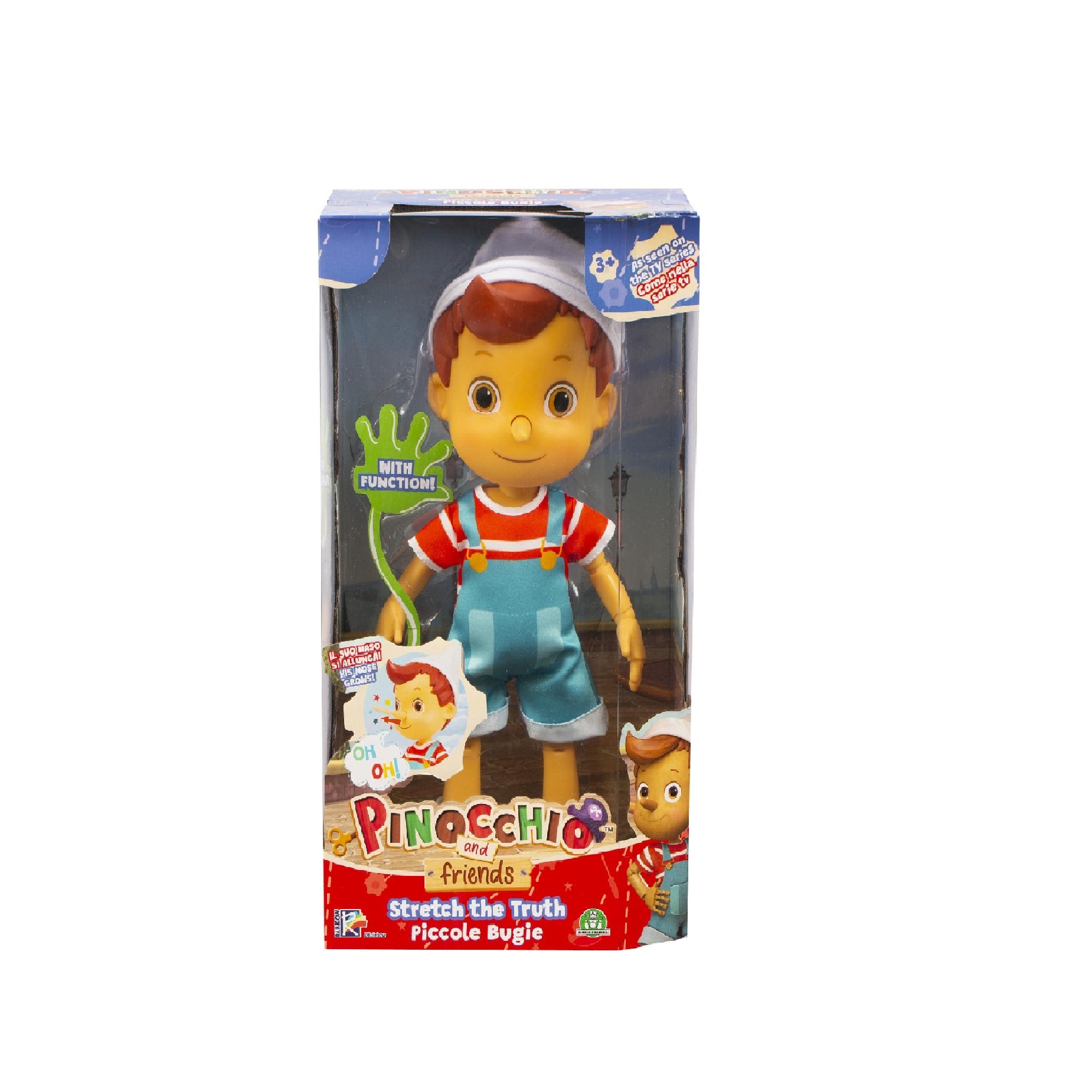 Pinocchio Pinochon le crece la nariz