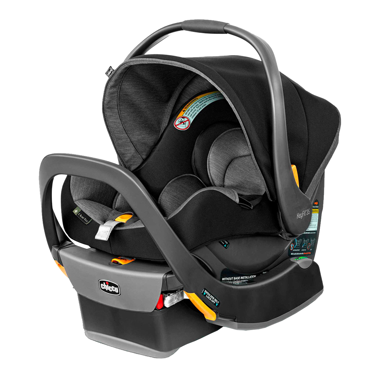Autoasiento Portabebe Chicco KeyFit 35 ClearTex Shadow