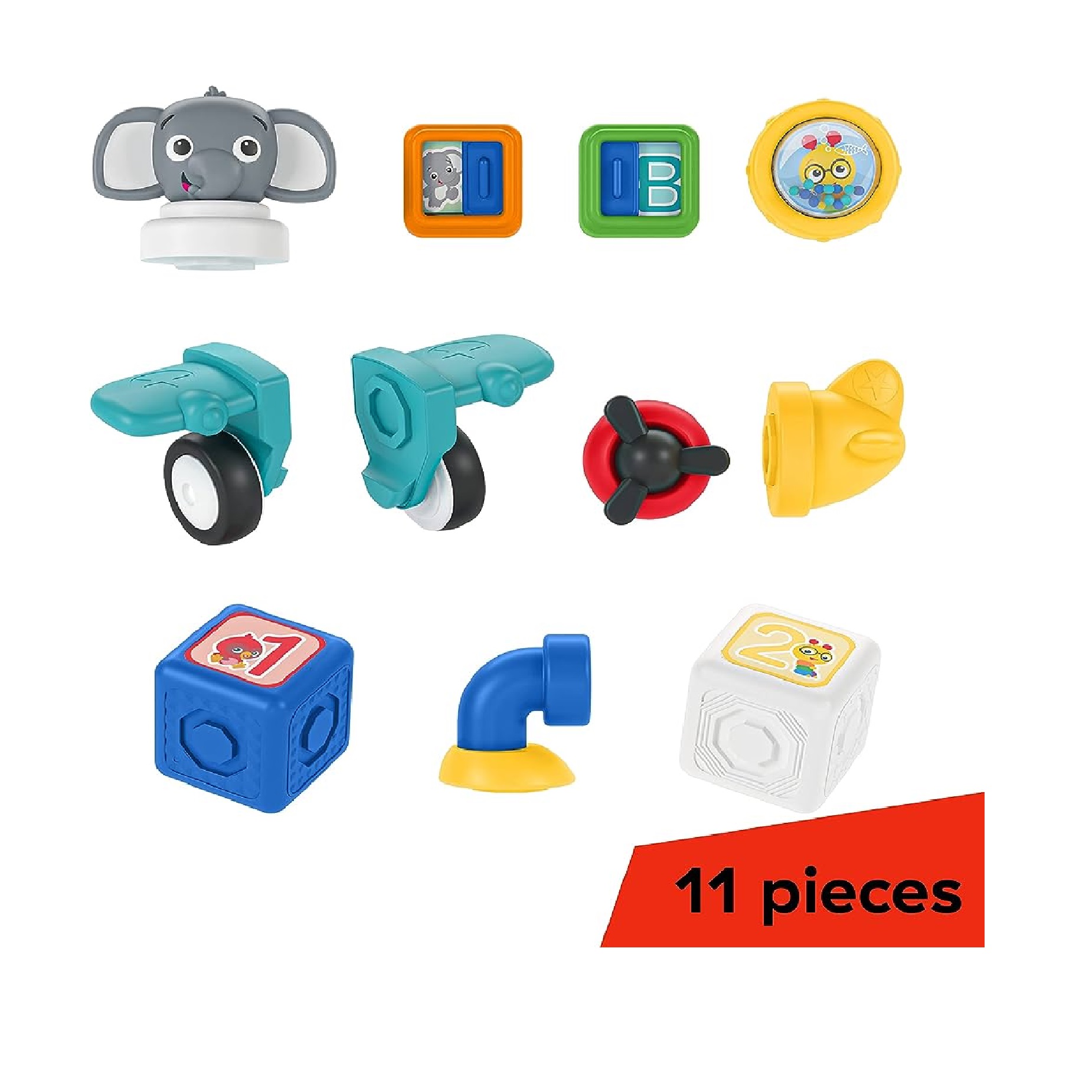 Baby Einstein Bloques Magnéticos para bebé De Actividades Add & Stack 11Piezas