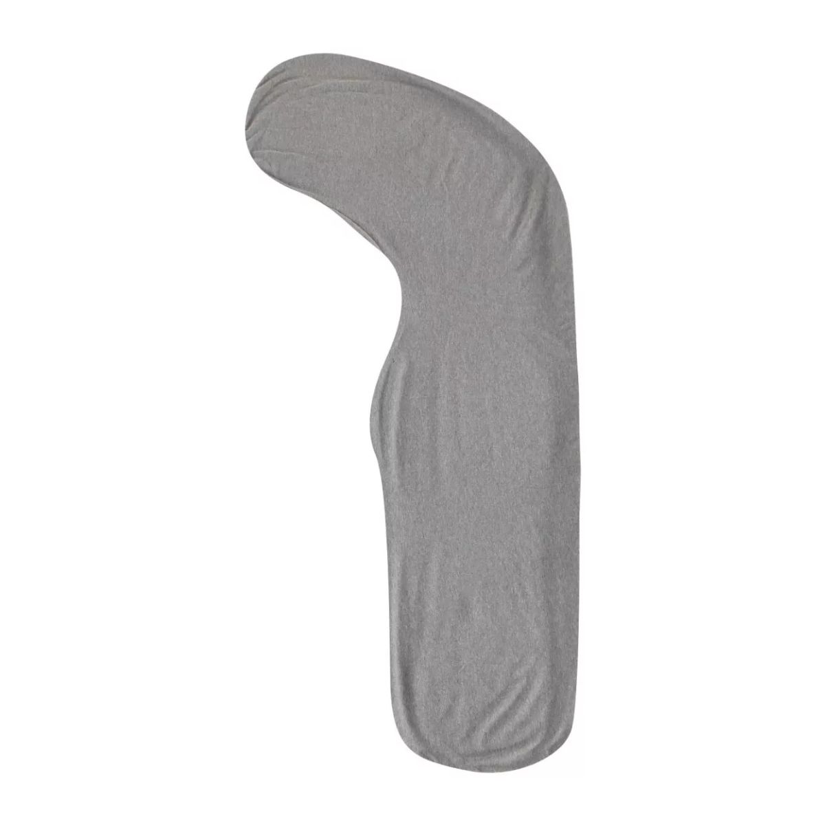 Almohada Para Embarazo Tipo J Lactancia Tela Súper Suave Gris