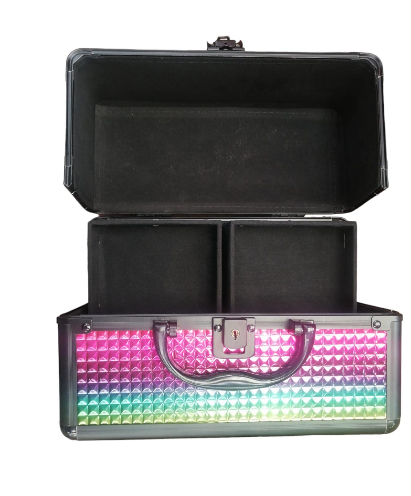 Neceser Cosmetiquera maletin Estuche Maquillaje Reforzado Rombo piel 651