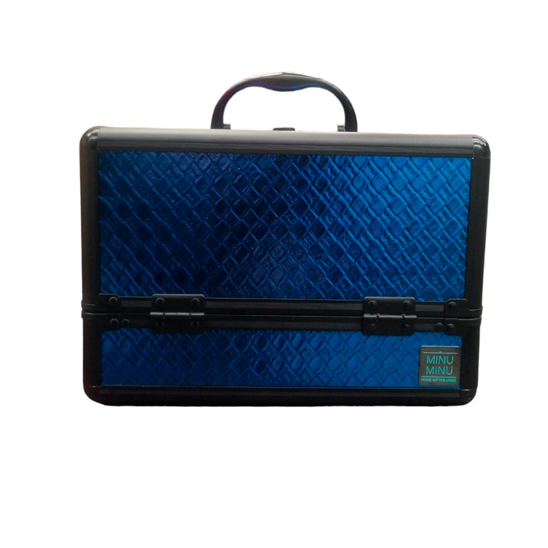 Neceser Cosmetiquera maletin Estuche Maquillaje Reforzado Rombo piel 651