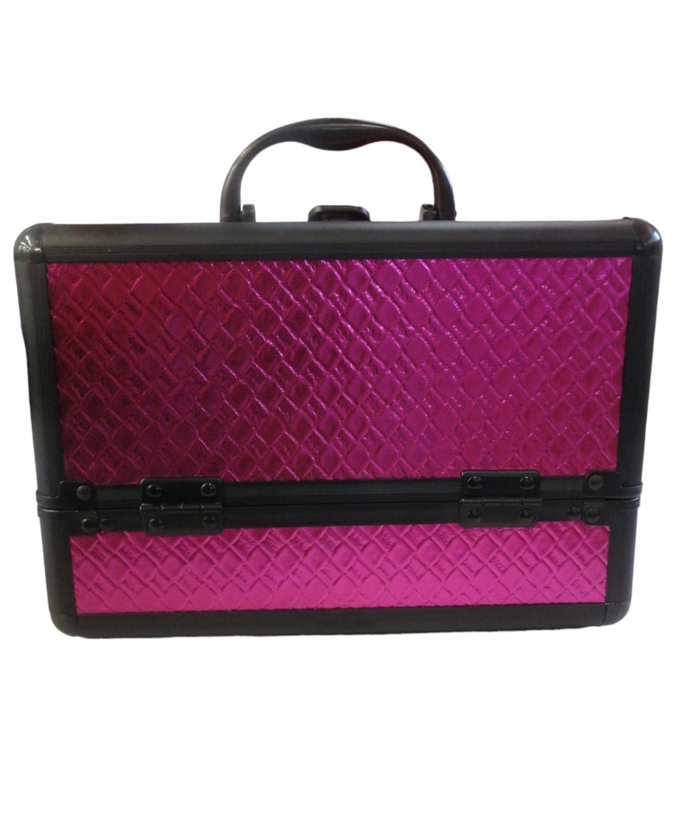 Neceser Cosmetiquera maletin Estuche Maquillaje Reforzado Rombo piel 651