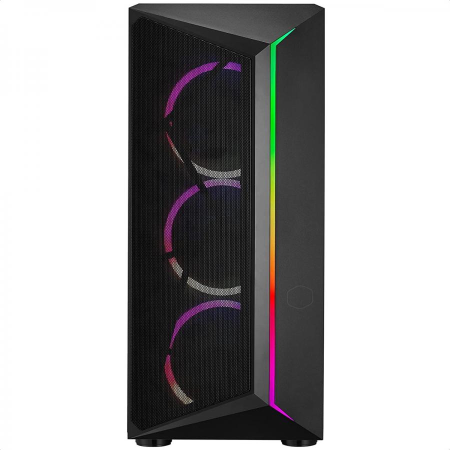 Gabinete Cooler Master CMP 510 ARGB USB3 3 Ventiladores Vidrio Templado CP510-KGNN-S00