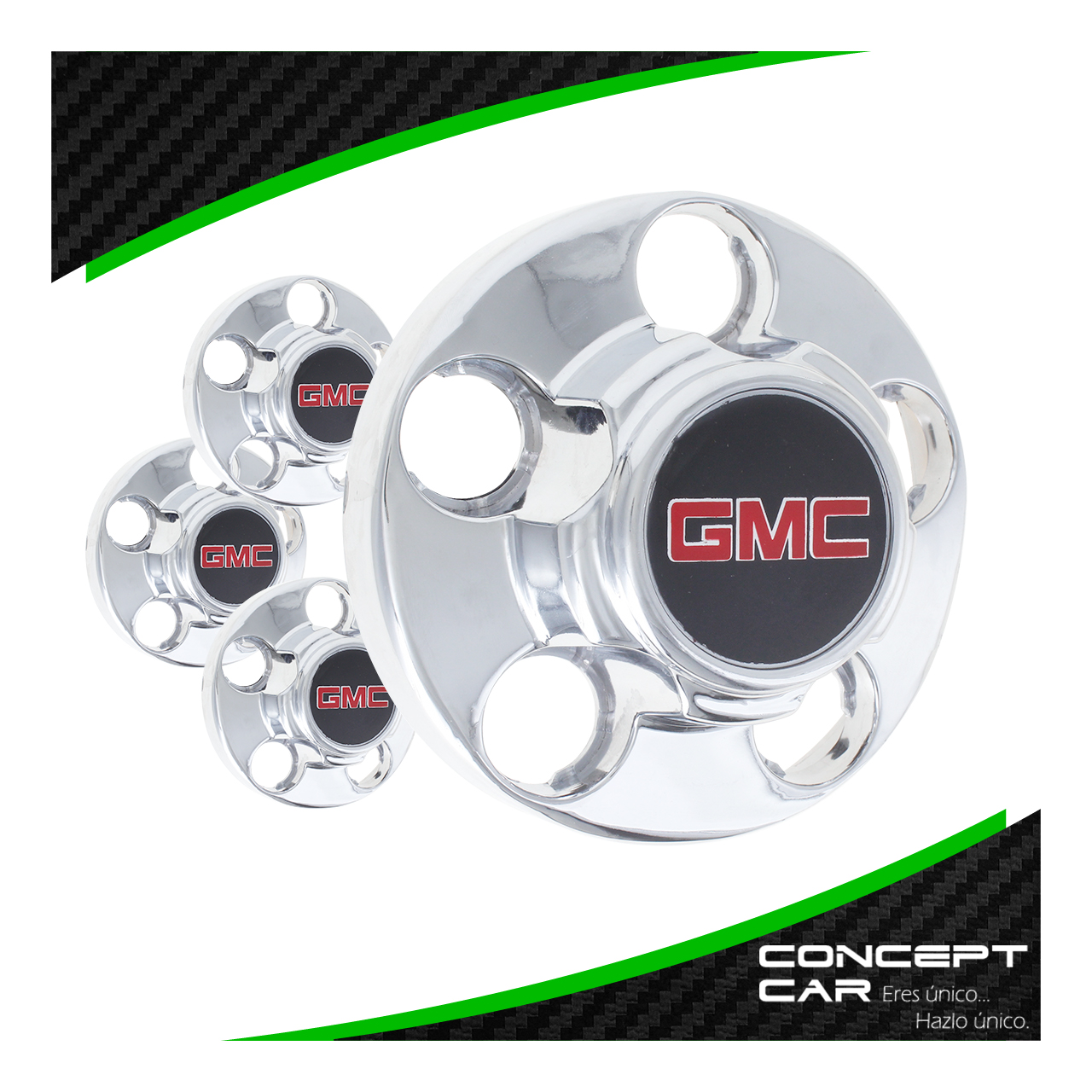 4 Tapon Copa Centro De Rin Chevrolet Gmc Cromo 89-98 5 Bir