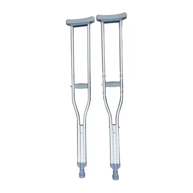 Muletas Ortopédicas Talla M Compraymas Color Plata Reforzadas Auxiliares Ajustables 