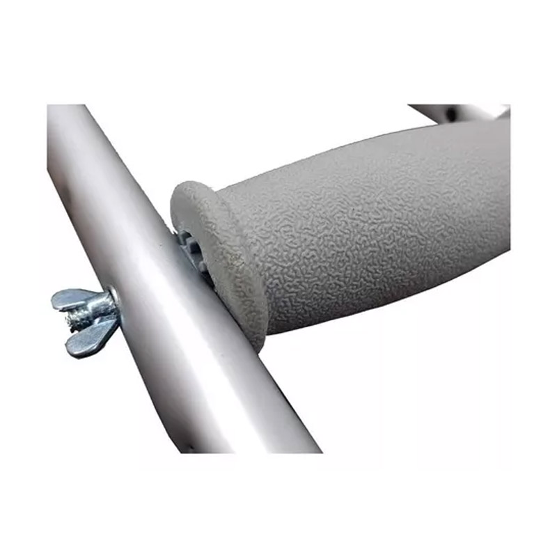 Muletas Ortopédicas Talla M Compraymas Color Plata Reforzadas Auxiliares Ajustables 