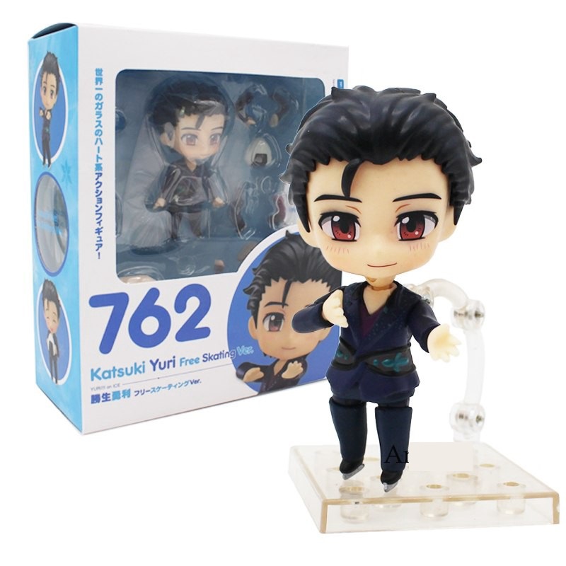 Yuuri Katsuki Skating 762 Yuri Ice Nendoroid Figura Anime
