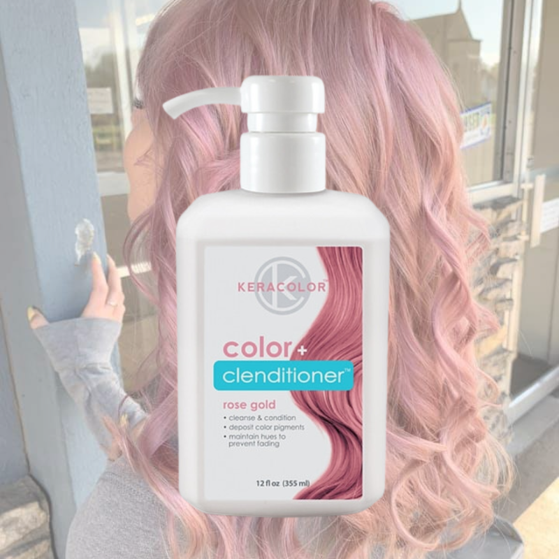 Keracolor Acondicionador Depositador de Color Light Pink 355ML