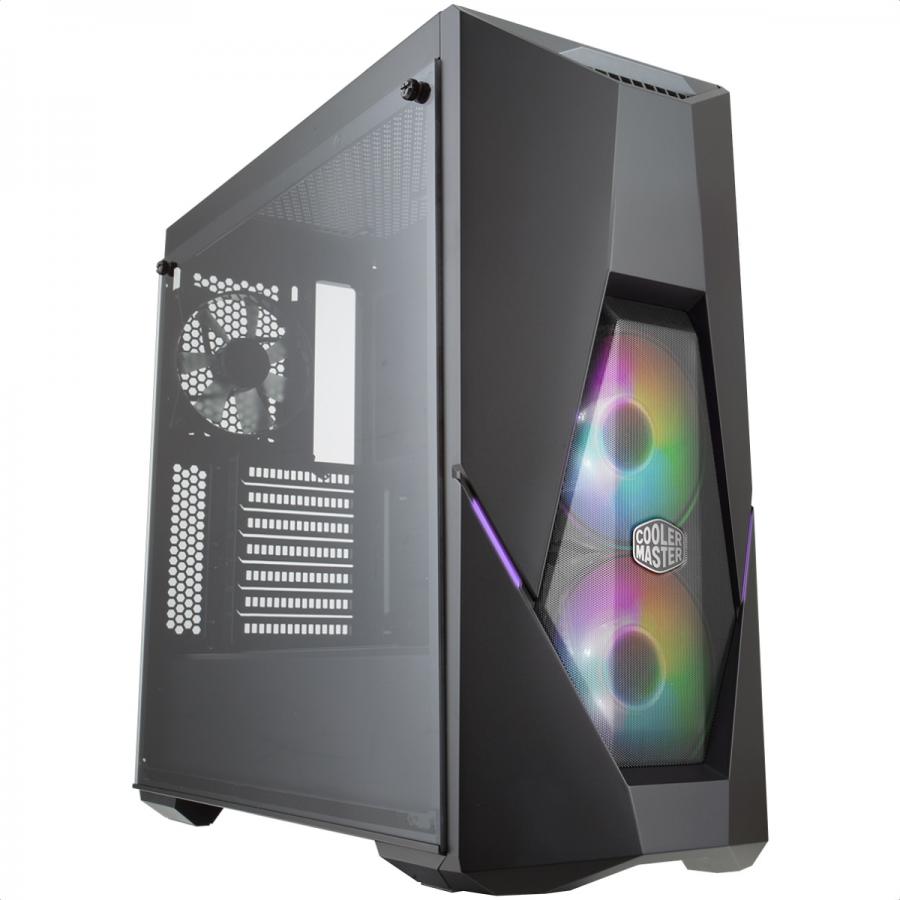 Gabinete Cooler Master MasterBox K500 ARGB USB3 Ventiladores Vidrio Templado MCB-K500D-KGNN-S02