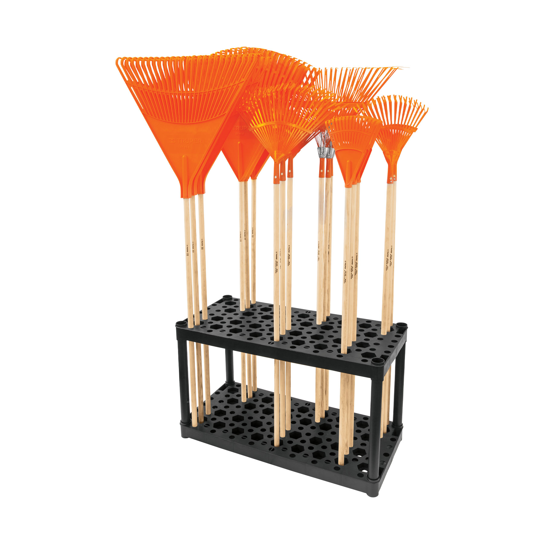 RACK DE PLÁSTICO PARA ESCOBAS, TRUPER 55863