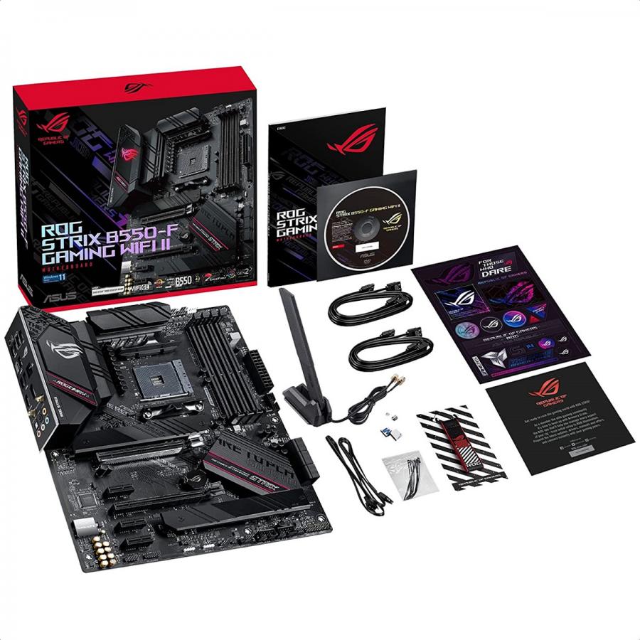 Tarjeta Madre ASUS ROG STRIX B550-F GAMING WIFI II 4xDDR4 PCI-E USB3 Socket AM4