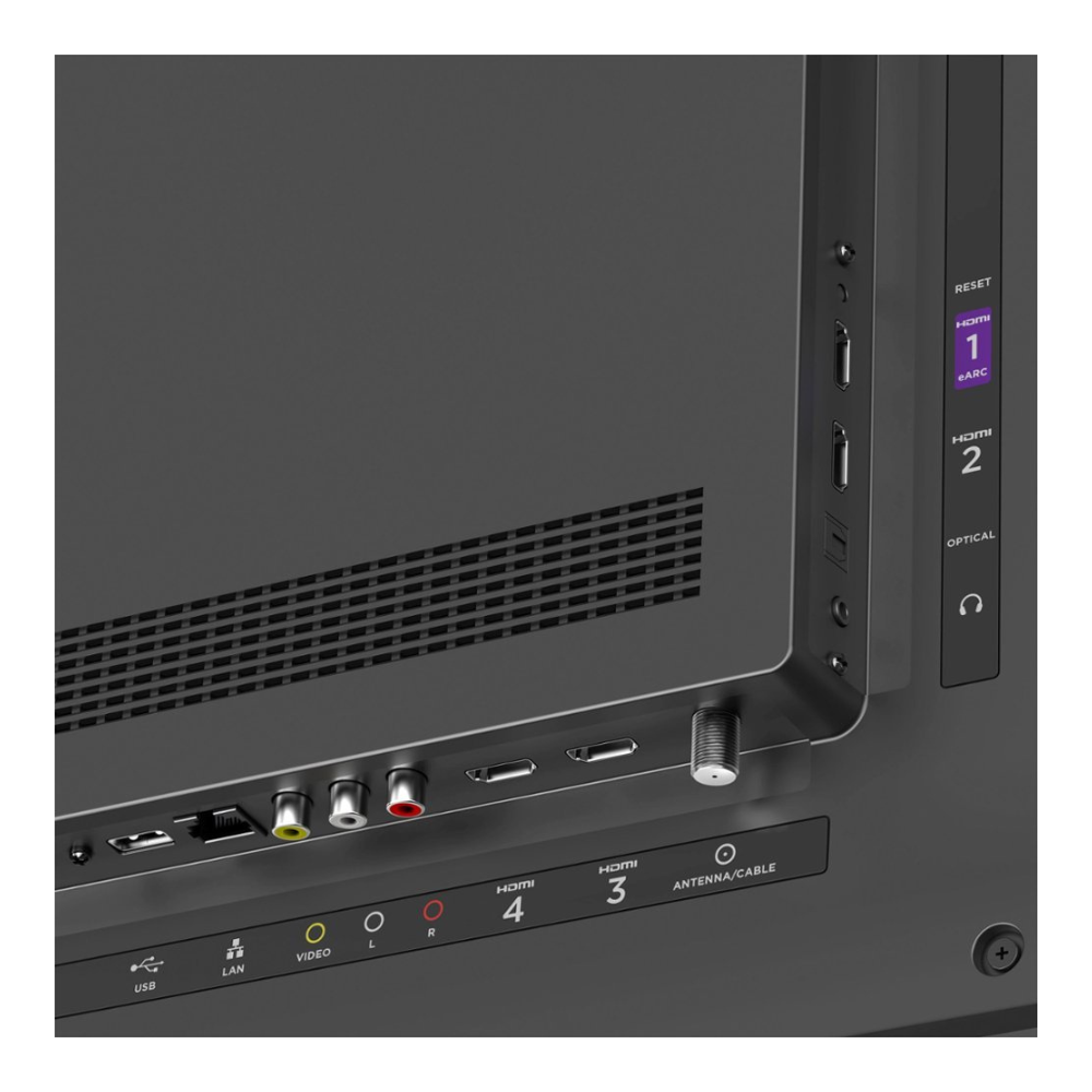 Smart TV Roku 75R6A5R 4K HDR QLED Bluetooth Control por Voz 60Hz.
