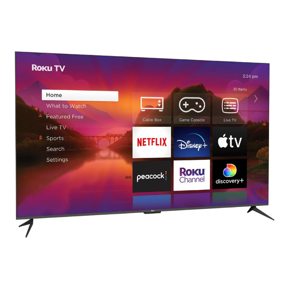 Smart TV Roku 75R6A5R 4K HDR QLED Bluetooth Control por Voz 60Hz.