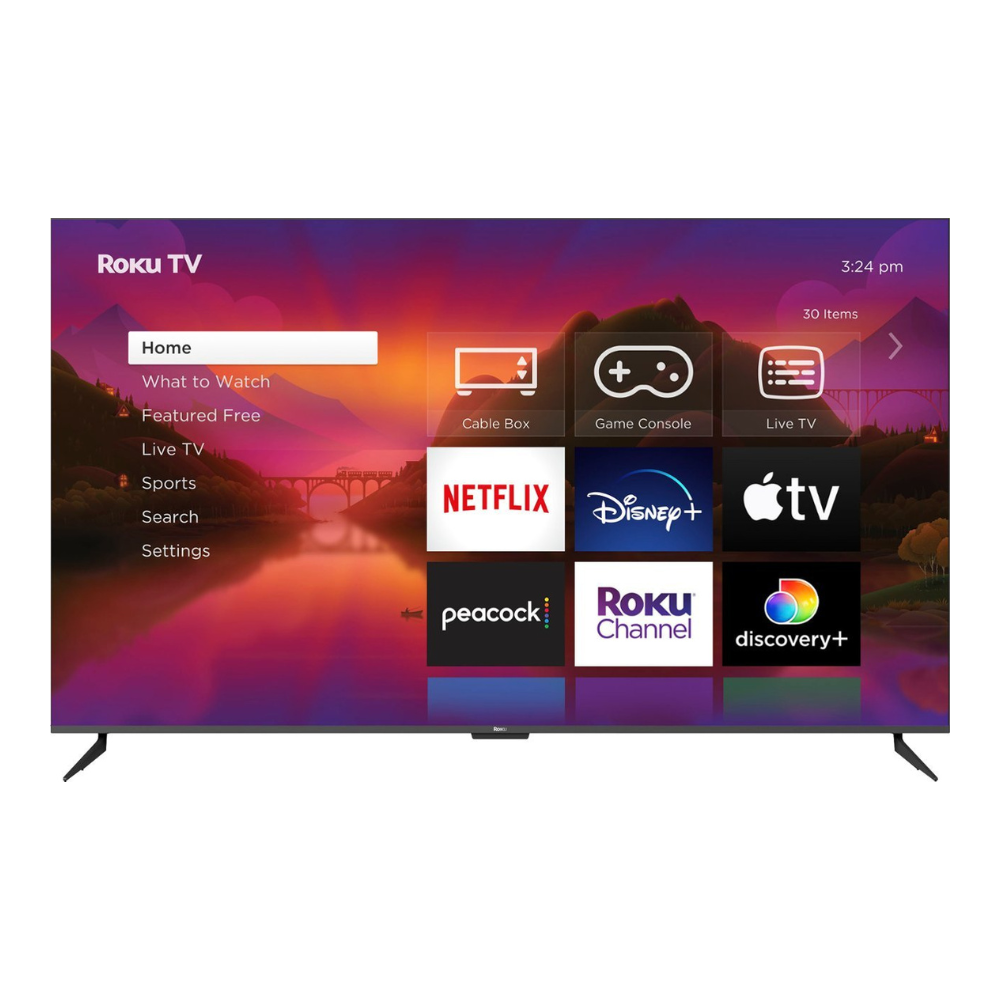 Smart TV Roku 75R6A5R 4K HDR QLED Bluetooth Control por Voz 60Hz.