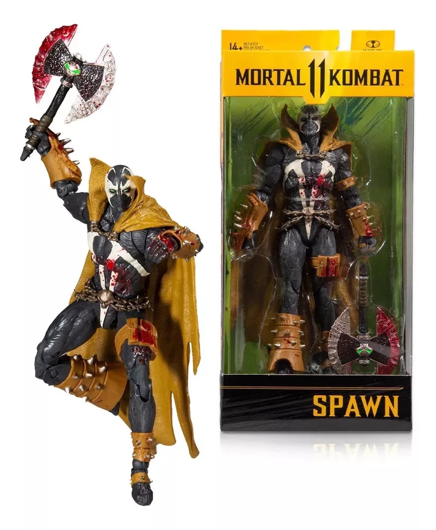 Figura Mcfarlane Mortal Kombat 11 - Spawn Sangriento Clasico- malefic spawn-joker