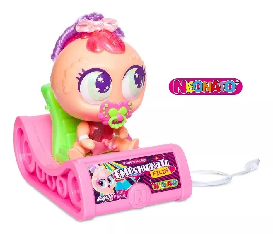 Juguete Muñeco Bebé Ksimerito Emoshionato Japi filin, Yupi filin, Jip jip filin, Guau filin o Yei filin