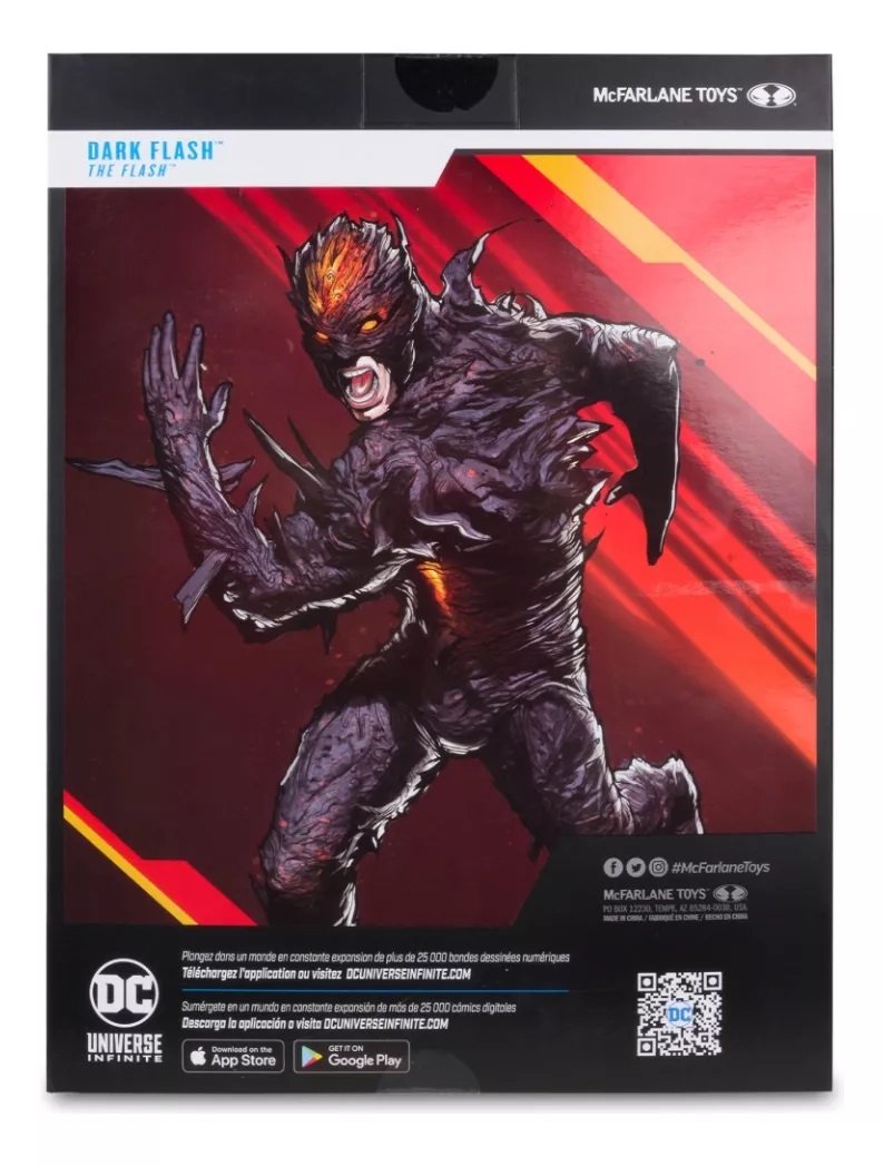 Dc Multiverse The Flash Dark Flash Gold Label Mcfarlane
