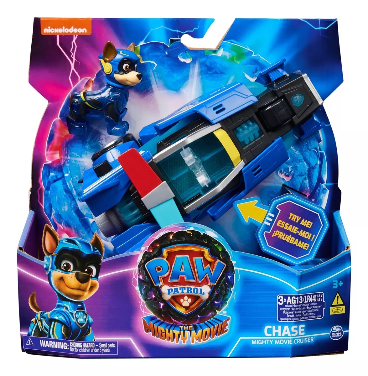 Paw Patrol Mighty Movie - Vehiculo skye y zuma, marshall y rubble o chase y rocky spin master