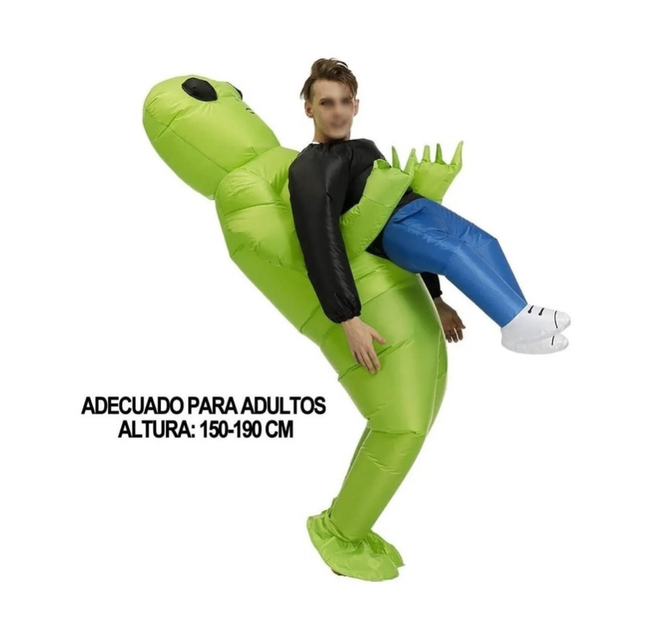 Traje Disfraz Inflable Halloween Alien Para Adultos Cosplay