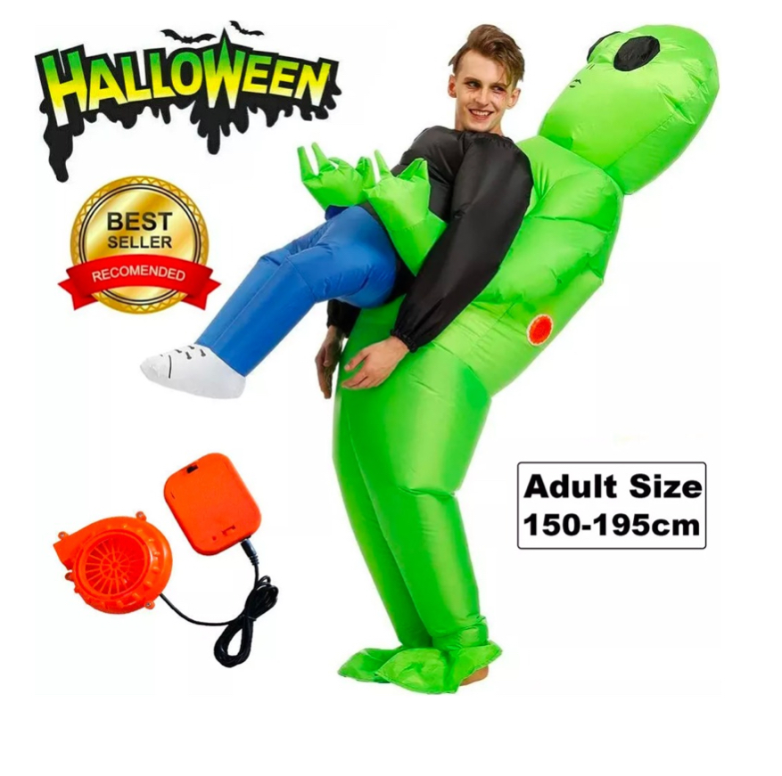 Traje Disfraz Inflable Halloween Alien Para Adultos Cosplay