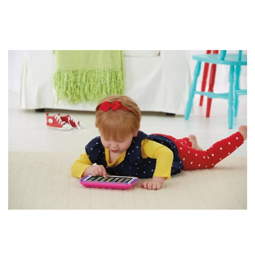 Juguete Para Bebés Tablet De Aprendizaje Rosa