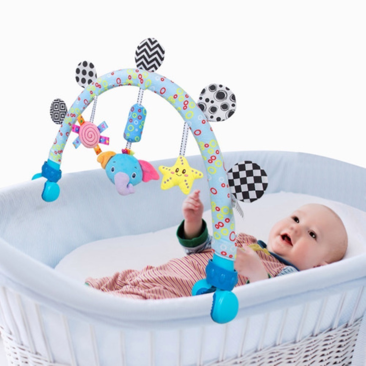 Juguetes Para Carreola Bebe, Juguetes Para Asiento De Coche Multicolor 