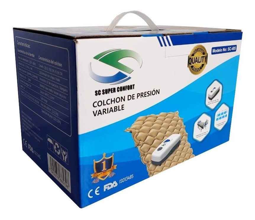 Colchón Antillagas Para Cama De Hospital - Soporta 130 Kg Super Confort