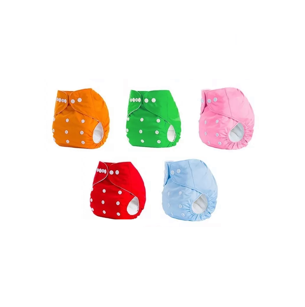 Pañales Ecologicos Paquete 5 Reutilizable + 5 Insertos