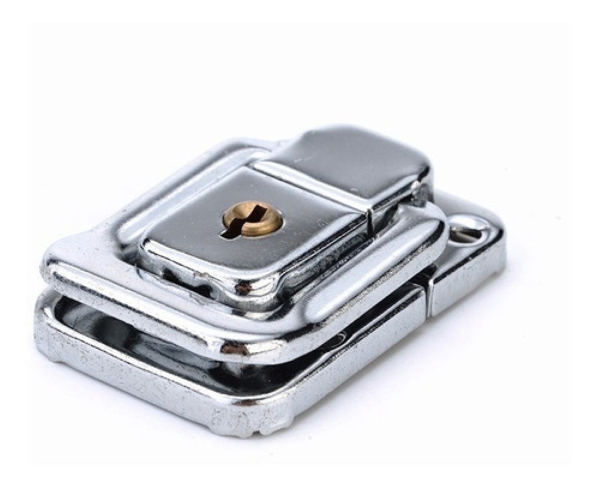 6 Chapa Broche Para Maletines Cajas Instrumentales Con Llave