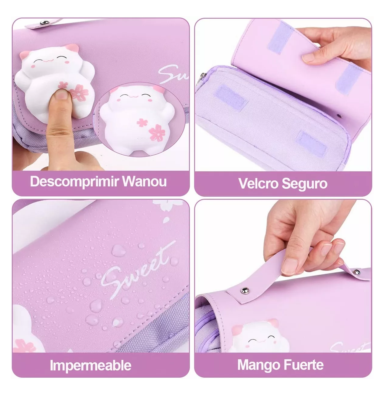 Estuchera Escolares Lapicera Gran Capacidad