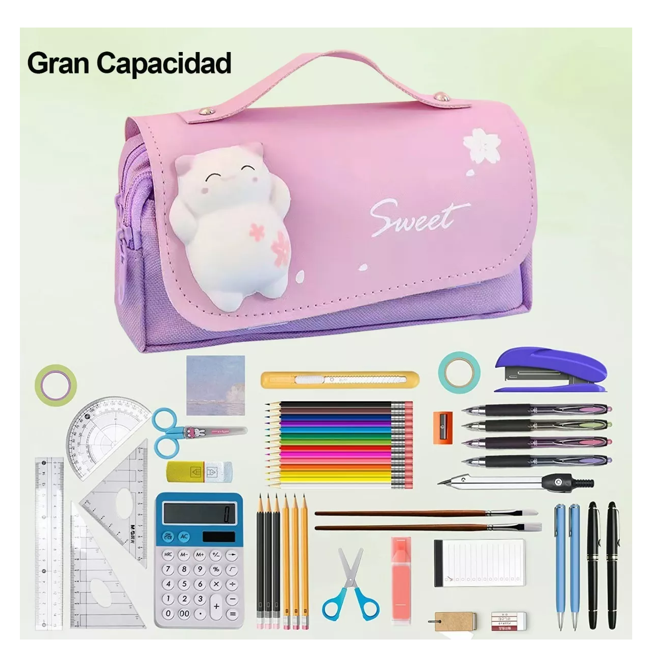 Estuchera Escolares Lapicera Gran Capacidad