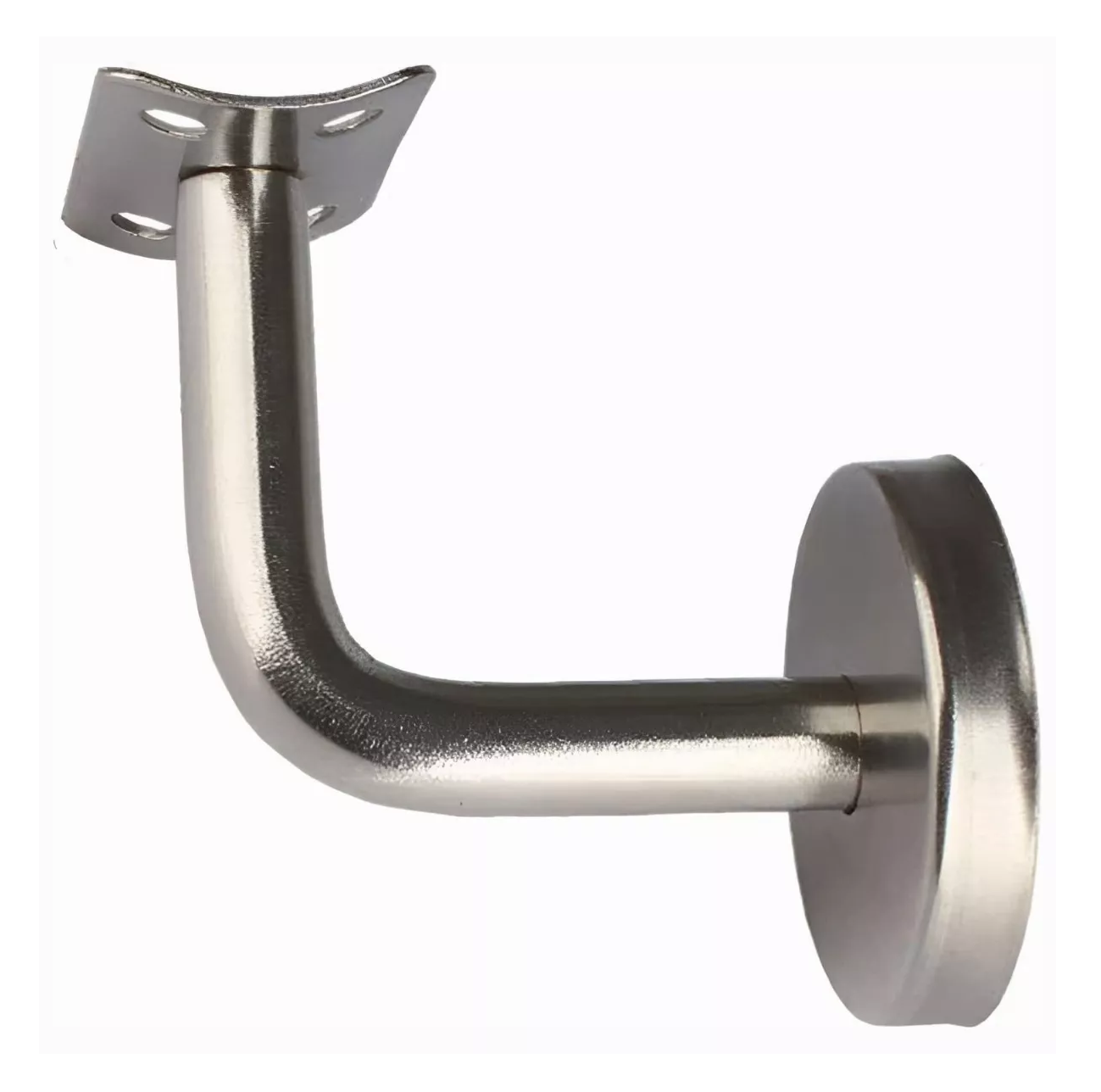 4 Pcs Soporte Muro Tubo Pasamanos Plata 