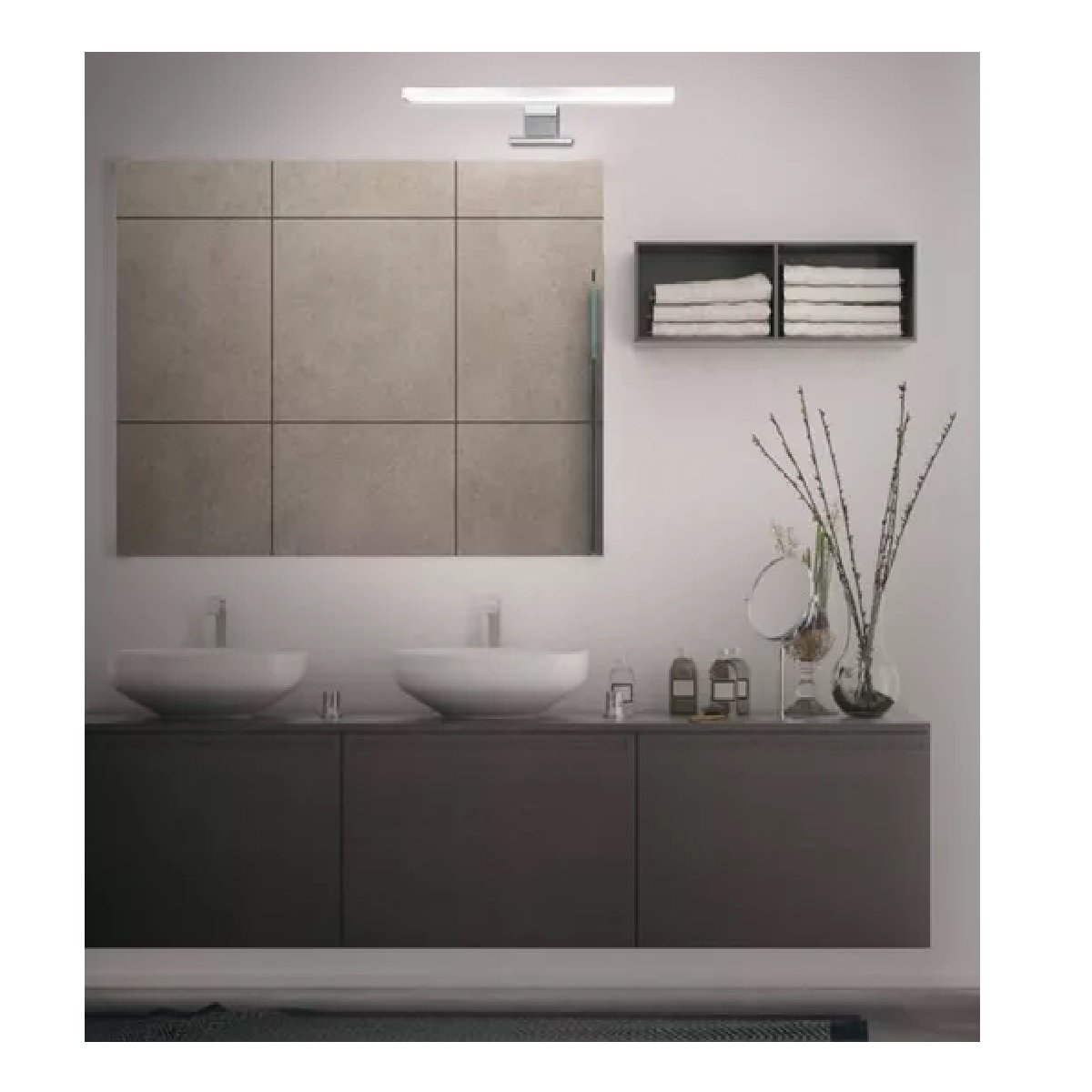 Luz espejo baño LED para espejo de 30cm 5W IP44