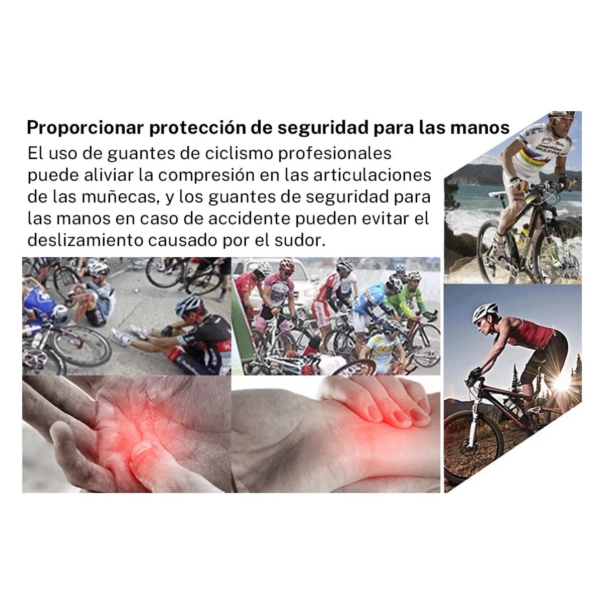 Guantes Gym Tácticos Pesas Crossfit Gimnasio  Azul M