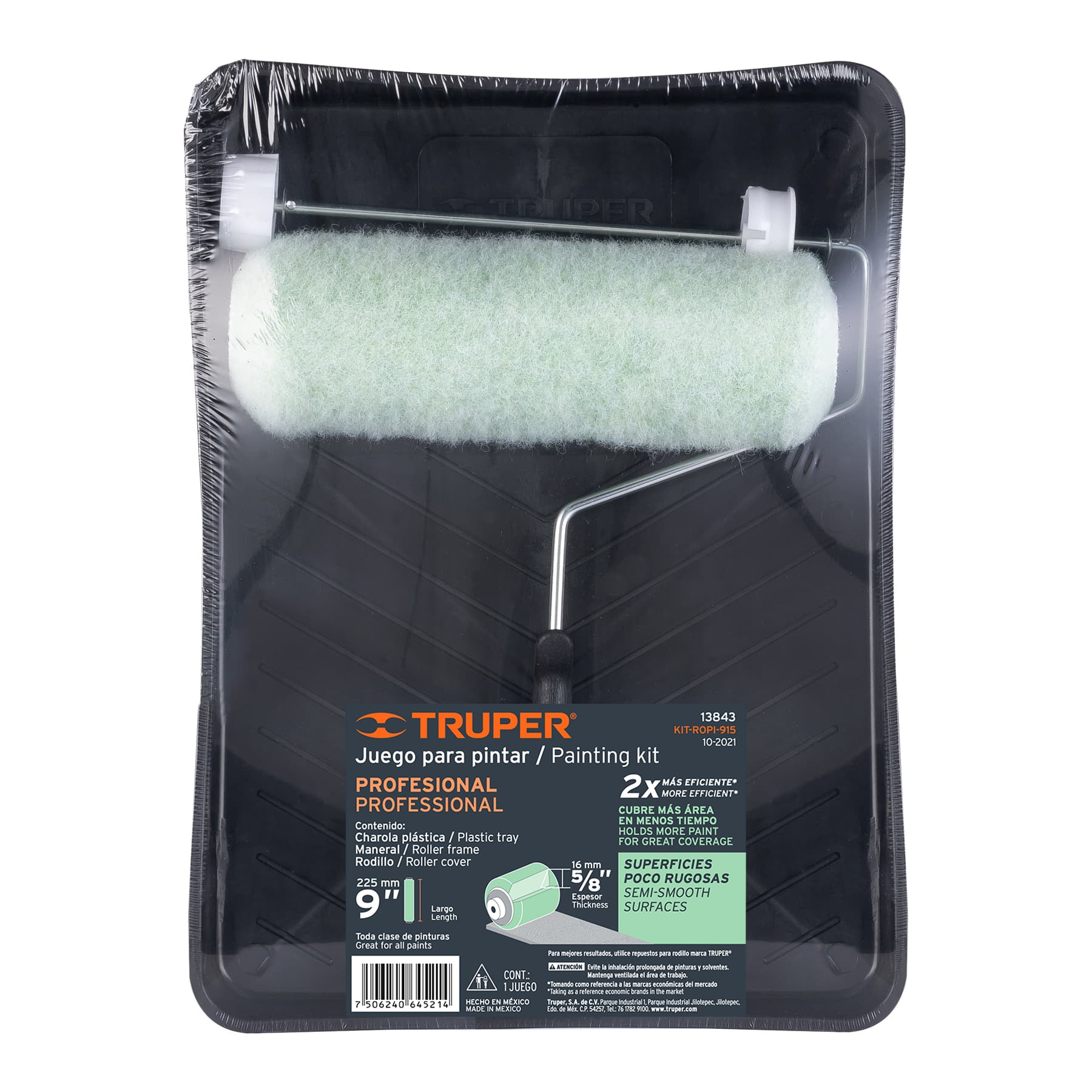 Rodillo Truoper KIT DE RODILLO PARA PINTAR, 9