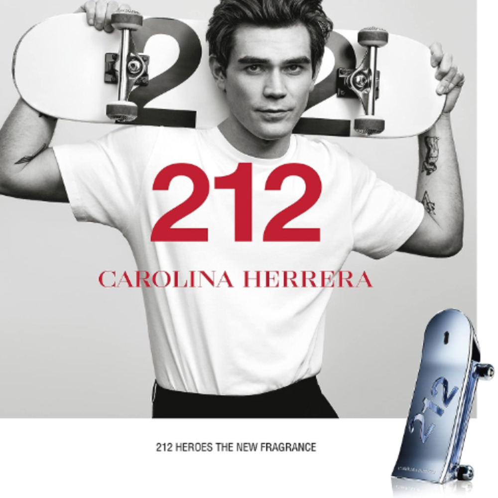 Perfume | Carolina Herrera 212 | Silueta Monopatín | Multicolor