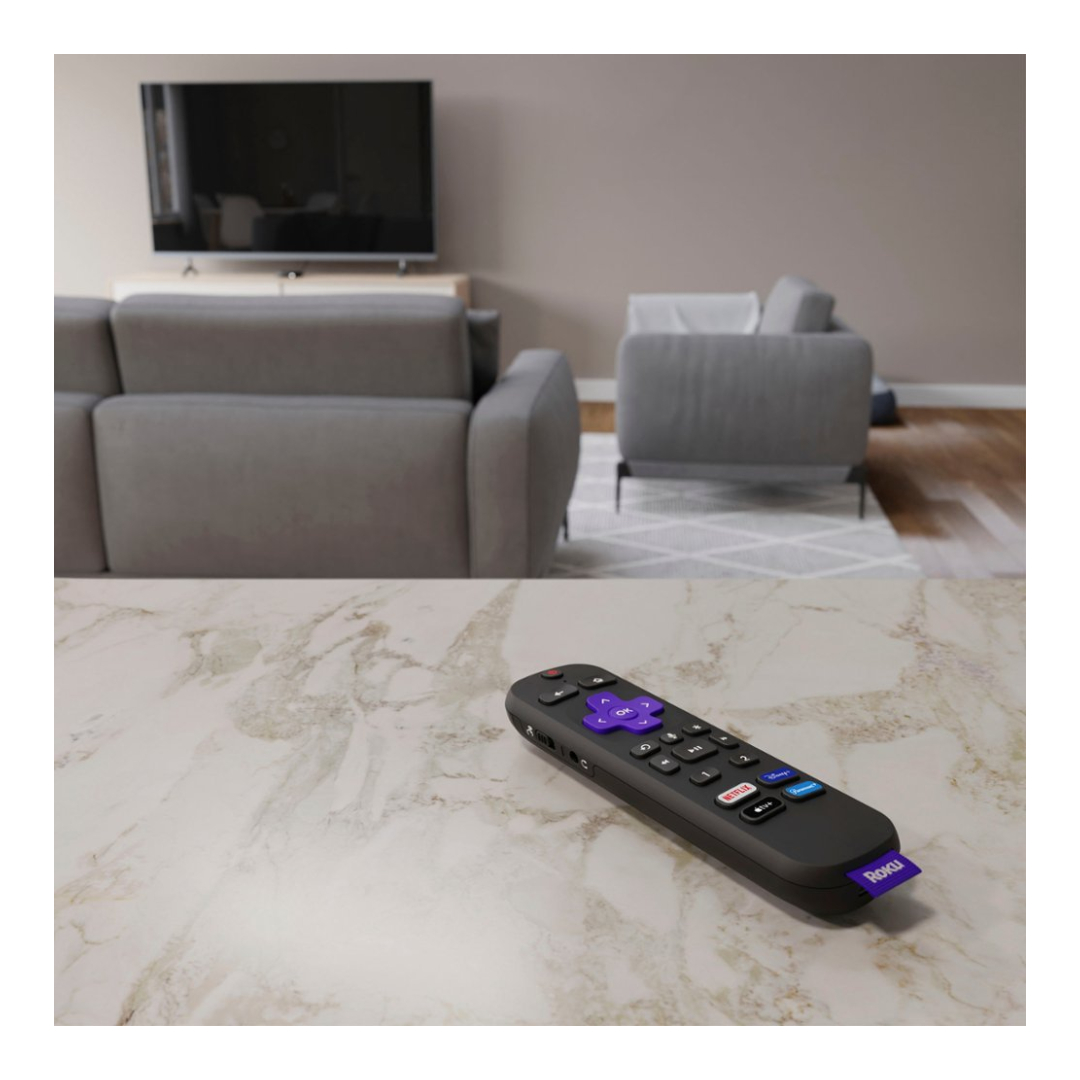 Roku Voice Remote Pro RCS01R - Control Remoto Recargable Con Controles De Tv Para Reproductores Roku, Roku Tv Y Roku Streambars