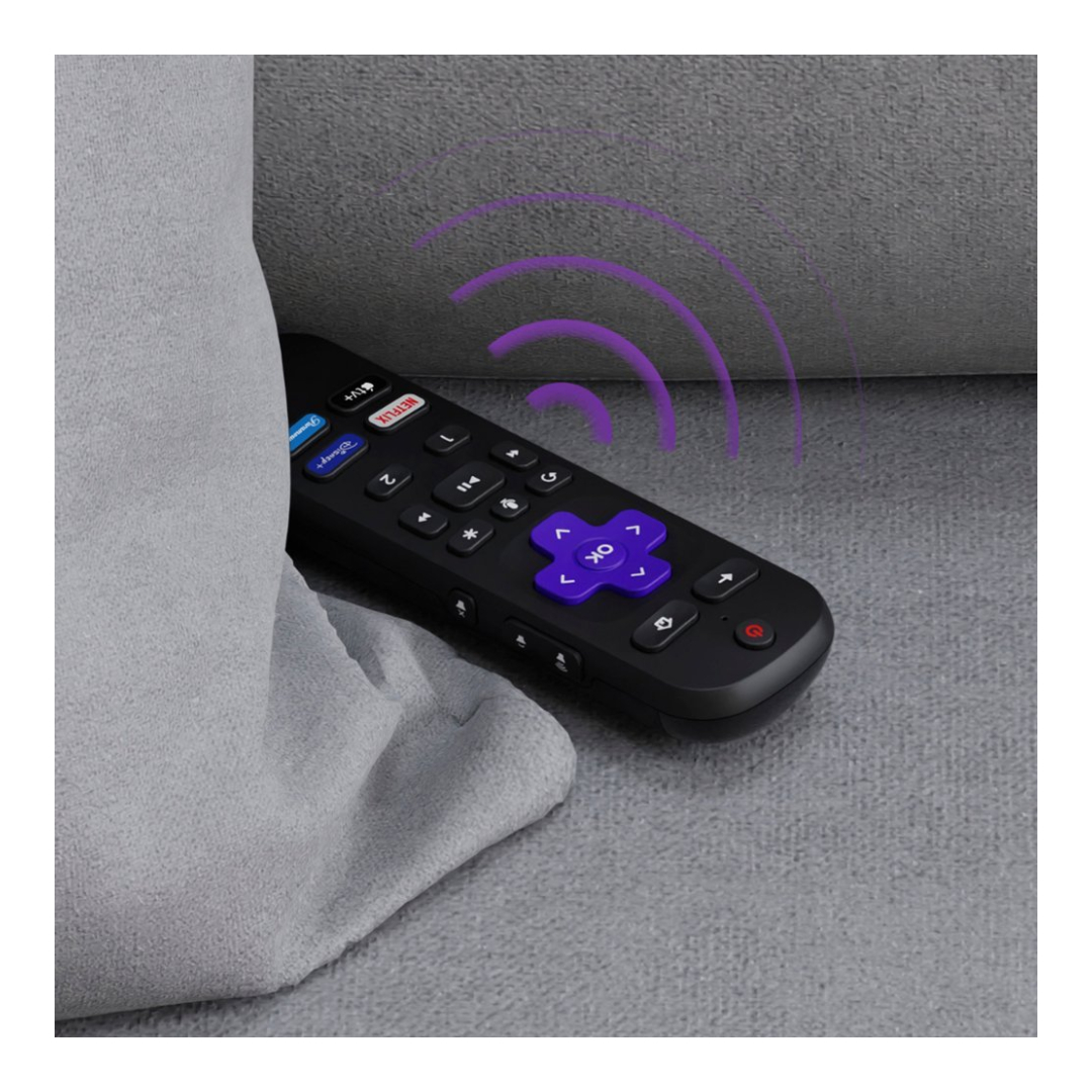 Silikonhülle Für Roku Voice Remote Pro 2021 – Lila, Mit Handschlaufe, Stoßfest