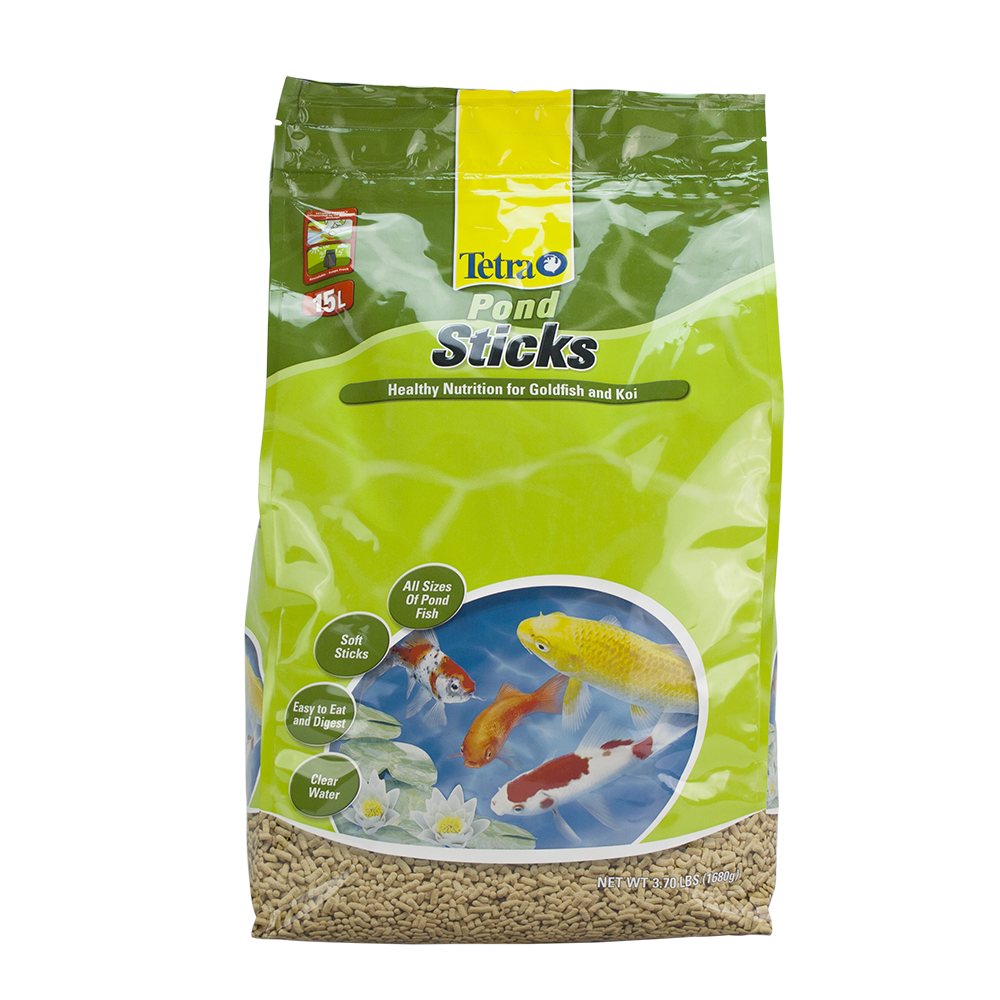 Tetra Alimento Tetrapond Sicks para Peces Koi y Goldfish con 1.68 Kilos